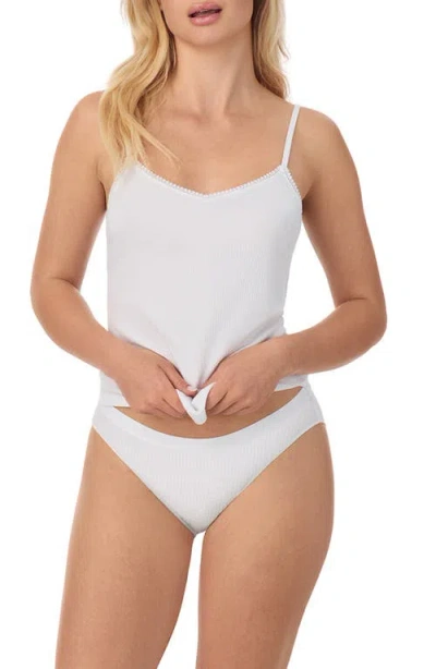 On Gossamer Cabana Rib Camisole In White