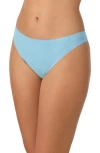 On Gossamer Cabana Stretch Cotton Thong In Blue