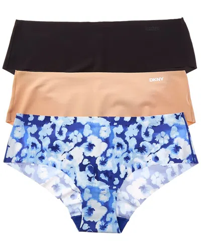 On Gossamer Dkny 3pk Laser-cut Anywhere Hipster In Multi