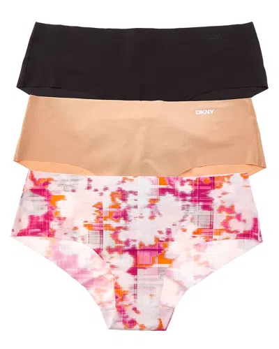 On Gossamer Dkny 3pk Laser-cut Anywhere Hipster In Multi