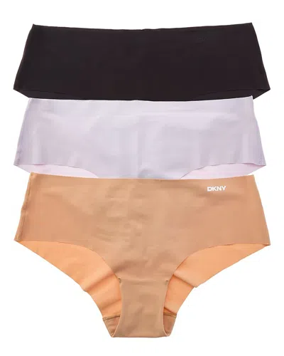 On Gossamer Dkny 3pk Laser-cut Anywhere Hipster In Multi