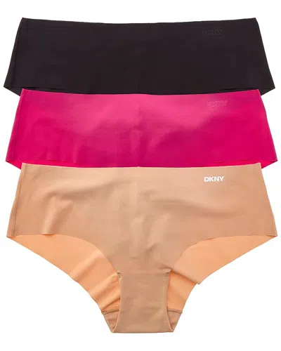 On Gossamer Dkny 3pk Laser-cut Anywhere Hipster In Multi