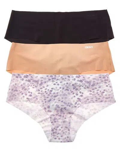 On Gossamer Dkny 3pk Laser-cut Anywhere Hipster In Multi