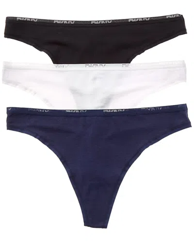 On Gossamer Dkny 3pk Thong In Multi