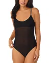On Gossamer Heavenly Stretch Bodysuit In Black