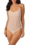 On Gossamer Heavenly Stretch Bodysuit In Champagne