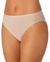 On Gossamer Heavenly Stretch High Cut Brief In Champagne