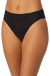 On Gossamer Heavenly Stretch High Cut Briefs In Black