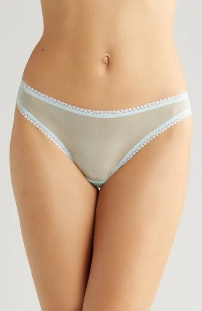 ON GOSSAMER ON GOSSAMER HIP-G MESH THONG