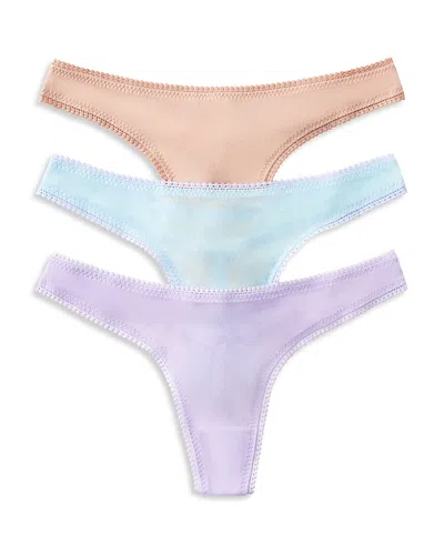 ON GOSSAMER HIP G THONGS, SET OF 3
