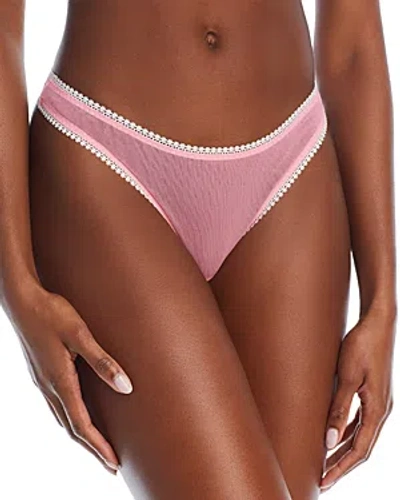 On Gossamer Hip G Thongs, Set Of 3 In Clear Water/ Orchid Smoke/ Softcoral