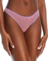 On Gossamer 3-pack Mesh Thongs In Db/cr/mc