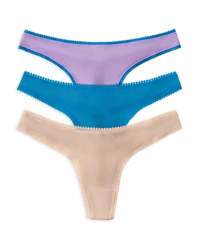 ON GOSSAMER HIP G THONGS, SET OF 3