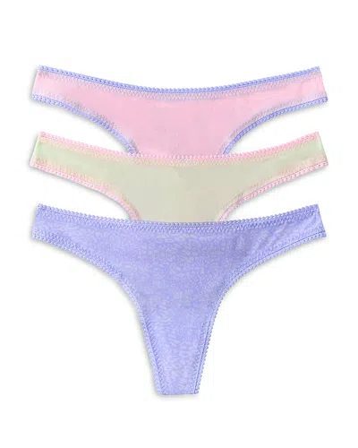 ON GOSSAMER HIP G THONGS, SET OF 3