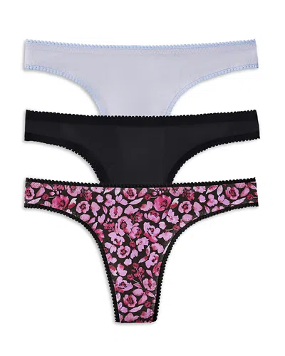 ON GOSSAMER HIP G THONGS, SET OF 3