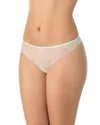 On Gossamer Luxe Lace Thong In White