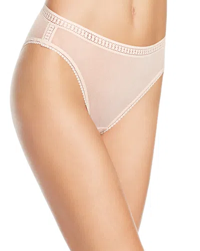 ON GOSSAMER MESH HIGH-CUT BRIEFS,3012