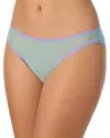 On Gossamer Mesh Hip Bikini In Blue Radiance