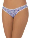On Gossamer Triple Mesh Print Bikini In Modern Lace