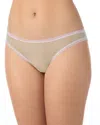 On Gossamer Mesh Hip Bikini In Neutral