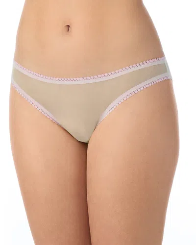 On Gossamer Mesh Hip Bikini In Neutral