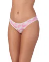 On Gossamer Mesh Hip Bikini In Pink