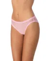 On Gossamer Mesh Hip Bikini In Pink