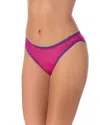 On Gossamer Hip-g Mesh Thong In Purple
