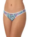 On Gossamer Mesh Hip Bikini In Shadow Floral