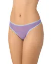 On Gossamer Mesh Bikini In Paisley Purple