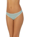 On Gossamer Hip-g Mesh Thong In Pastel Turquoise