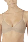 On Gossamer Next To Nothing Bralette In Mocha In Beige