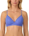 On Gossamer Next To Nothing Microfiber Wireless T-shirt Bra In Bajaj Blue