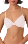 On Gossamer Next To Nothing Underwire T-shirt Bra In Purple