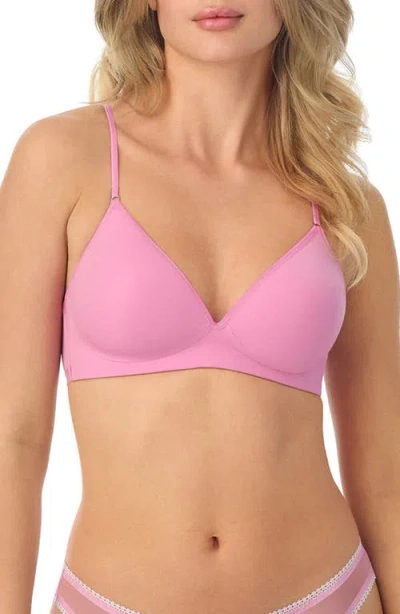 On Gossamer Next To Nothing Wireless Bra In Pink