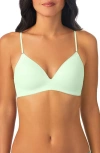 On Gossamer Next To Nothing Wireless Bra In Pink