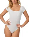 On Gossamer Cabana Rib Bodysuit In White