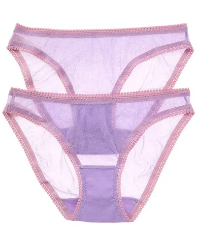 On Gossamer Ongossamer 2pk Hip Bikini In Purple