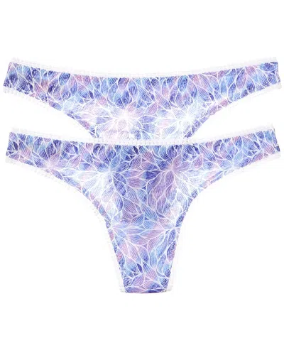 On Gossamer Ongossamer 2pk Thong In Blue