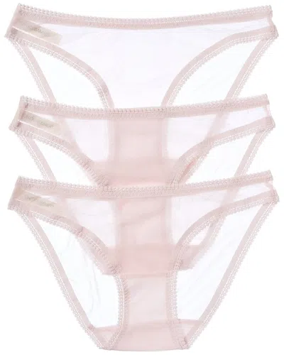 On Gossamer Ongossamer 3pk Hip Bikini In Pink