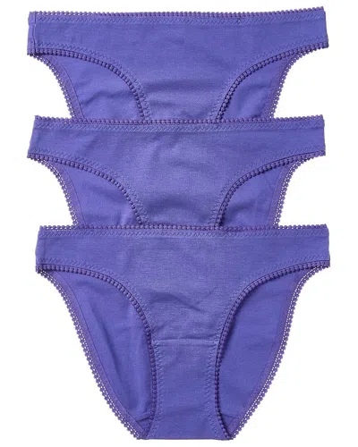 On Gossamer Ongossamer 3pk Hip Bikini In Blue