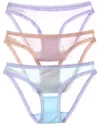 On Gossamer Ongossamer 3pk Hip Bikini In Multi