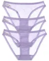 On Gossamer Ongossamer 3pk Hip Bikini In Purple