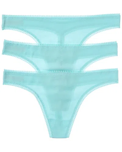 On Gossamer Ongossamer 3pk Hip-g Thong In Green