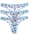 On Gossamer Ongossamer 3pk Hip-g Thong In Multi