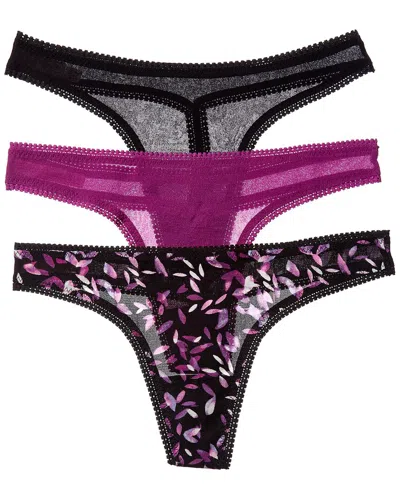 On Gossamer Ongossamer 3pk Hip Thong In Multi