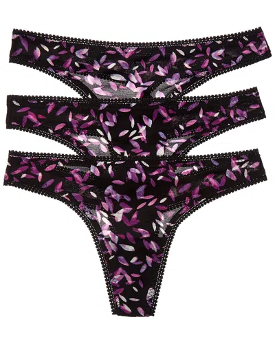 On Gossamer Ongossamer 3pk Hip-g Thong In Multi