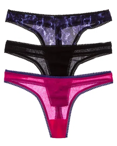 ON GOSSAMER ONGOSSAMER 3PK MESH HIP G THONG