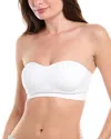 On Gossamer Cabana Seamless Strapless Bra In White