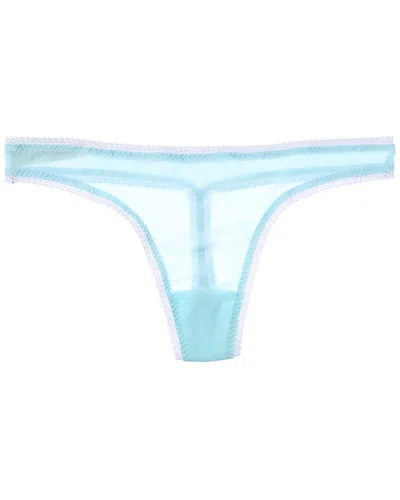 On Gossamer Ongossamer Hip-g Thong In Blue